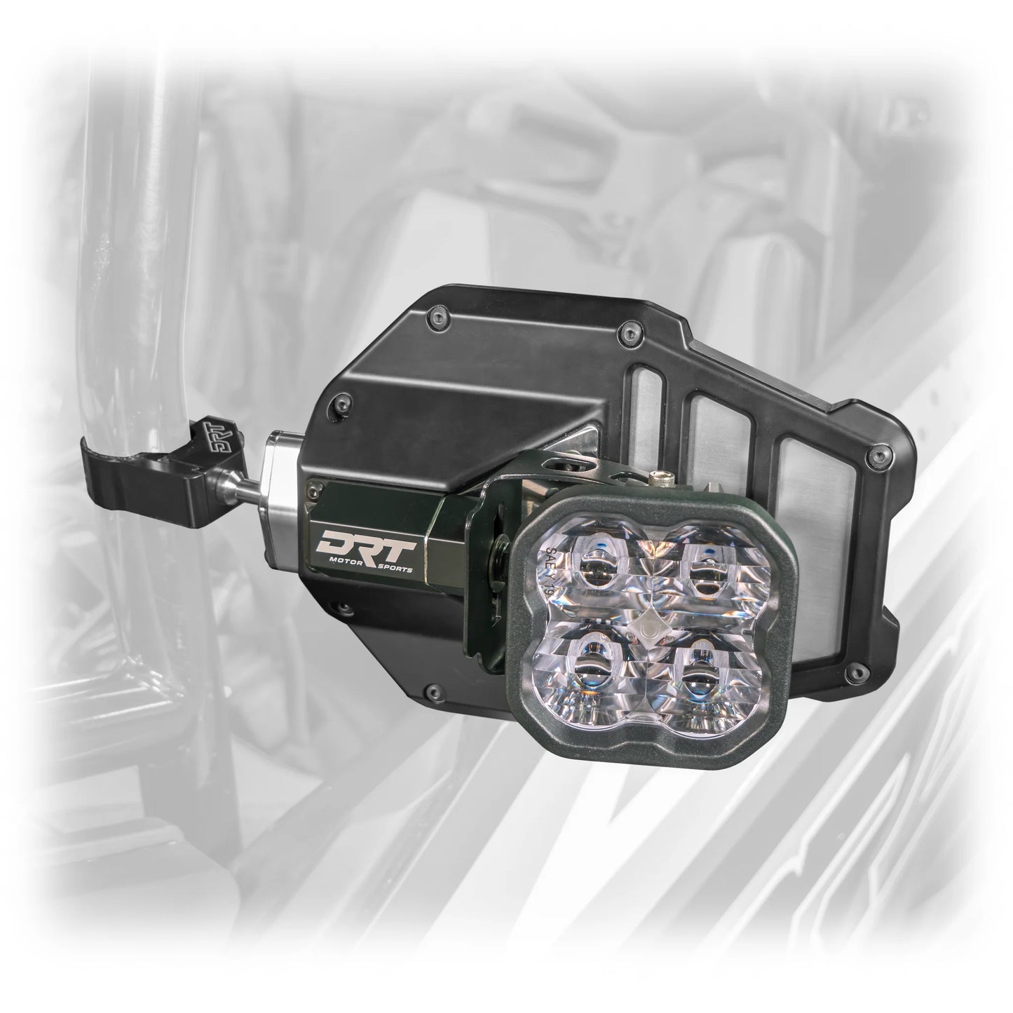BILLET ALUMINUM TACTICAL CONVEX SIDE LIGHTED MIRROR SET KIT