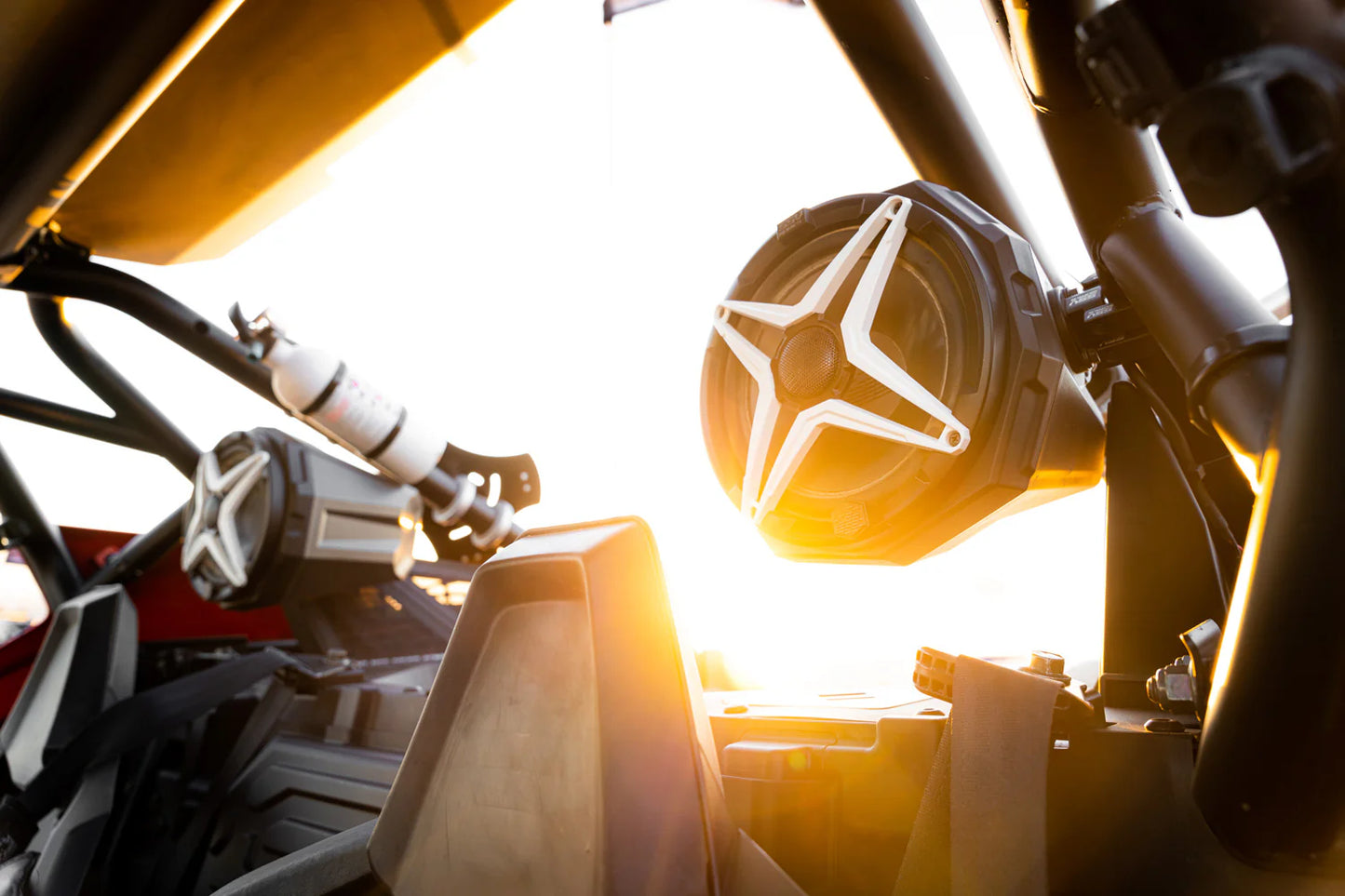 UNIVERSAL 8in CAGE-MOUNT SPEAKER-PODS FOR UTVs, BOATS AND MORE