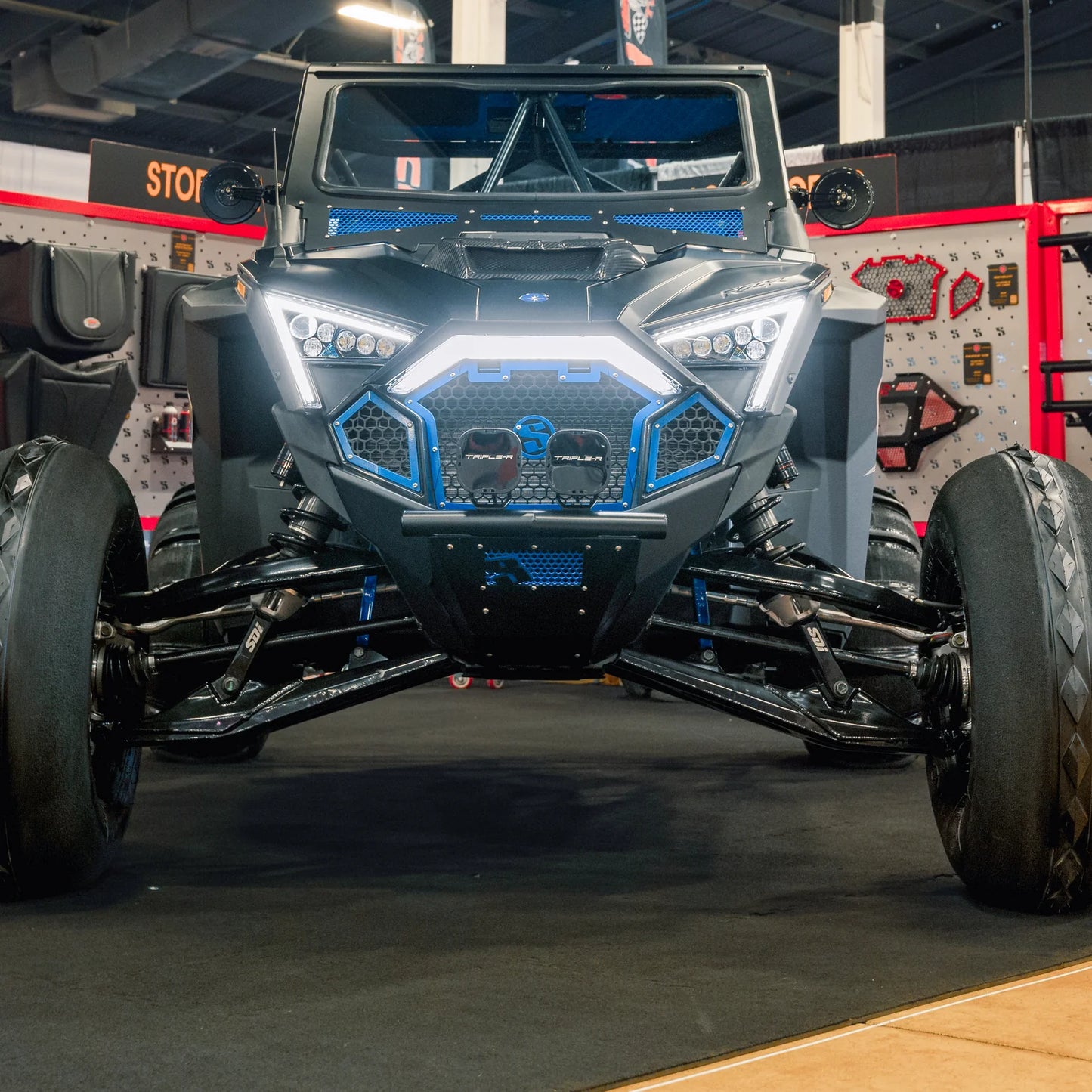 POLARIS PRO R / TURBO R PRE-RUNNER SINGLE TUBE FRONT BUMPER