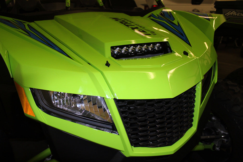 TEXTRON/ACRTIC CAT S8 10 INCH GRILLE MOUNT LIGHT BAR KIT W/ FASCIA - ARCTIC CAT 2020-21 WILCAT XX, TEXTRON 2018-19 WILDCAT XX