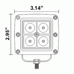 Cube Flood Light AJK Offroad