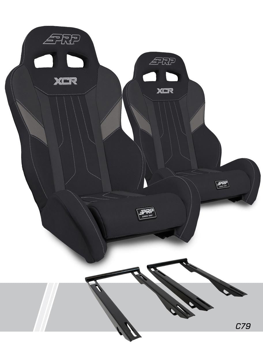 XCR SUSPENSION SEATS KIT FOR POLARIS RZR PRO XP, PRO R, TURBO R (PAIR)