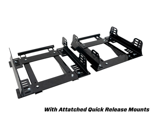 COMPOSITE SEAT MOUNT KIT FOR POLARIS RZR PRO XP, PRO R, TURBO R (PAIR) - ADAPTERS ONLY