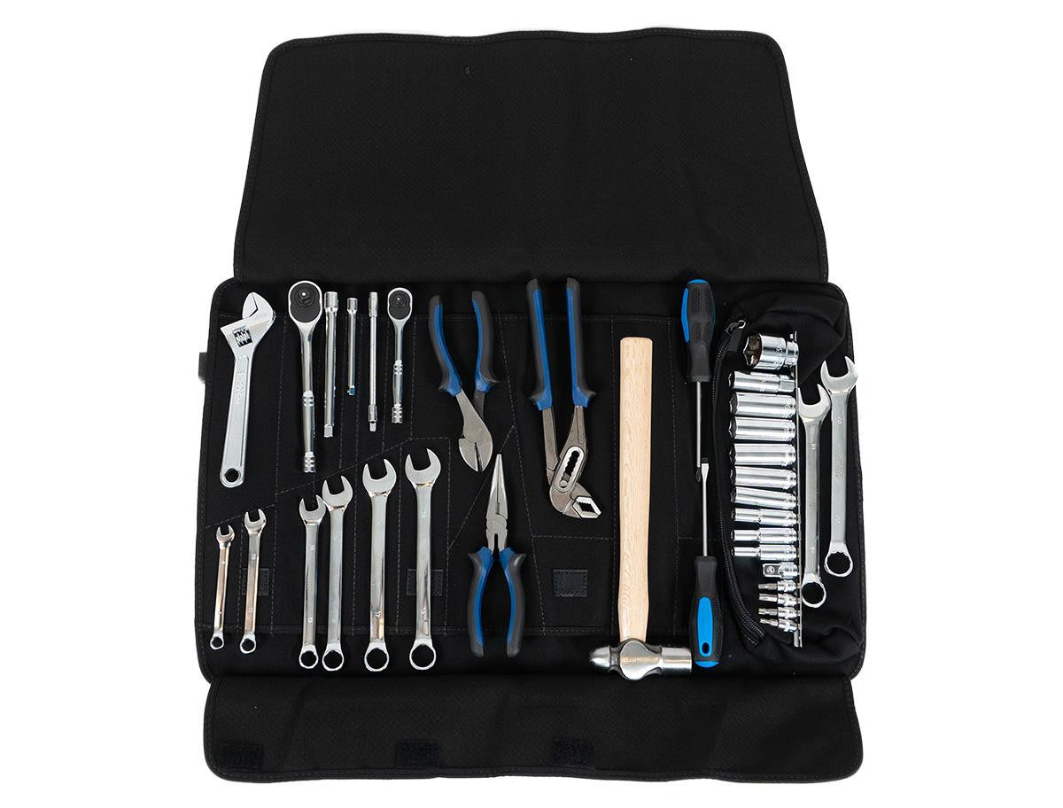 CAN-AM ROLL UP TOOL BAG WITH 35PC TOOL KIT