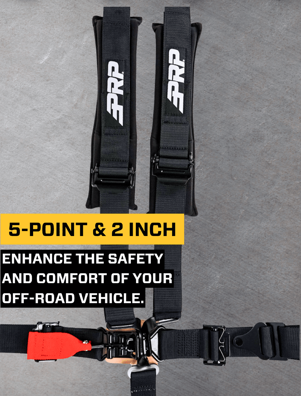 PRP 5.2 HARNESS WITH SHOULDER STRAPS SEWN TO LAP