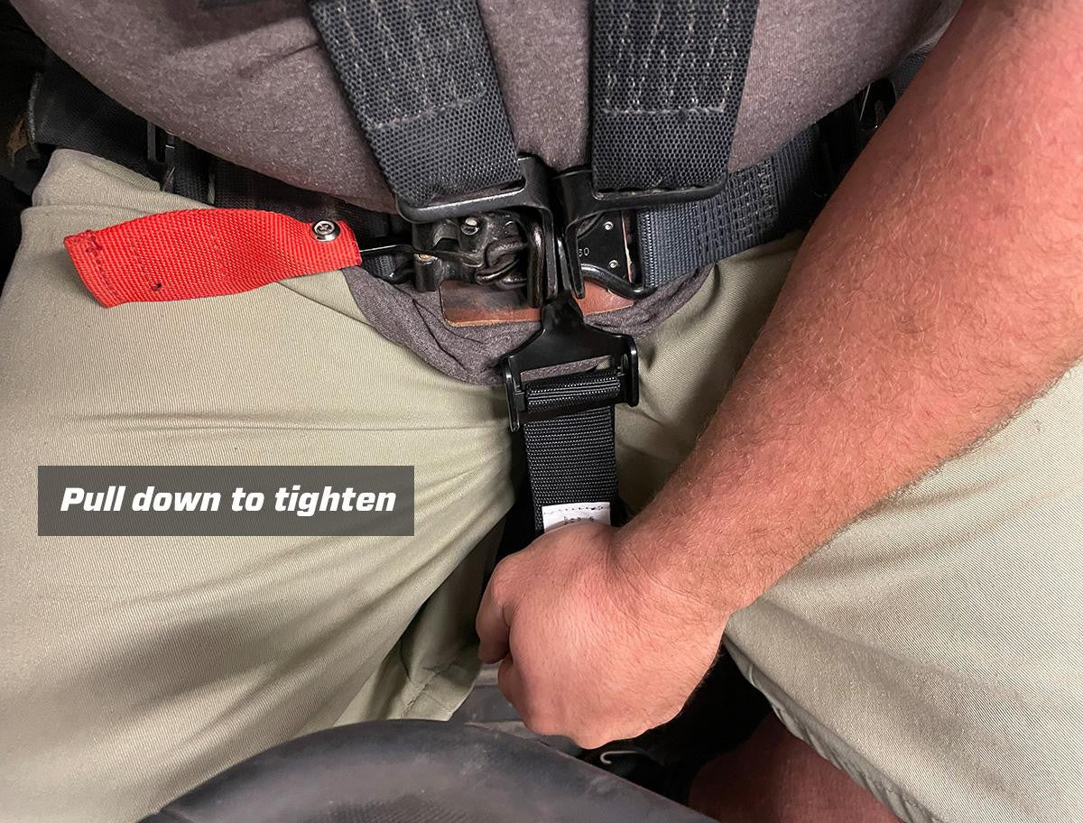 PRP 5.2 HARNESS WITH SHOULDER STRAPS SEWN TO LAP