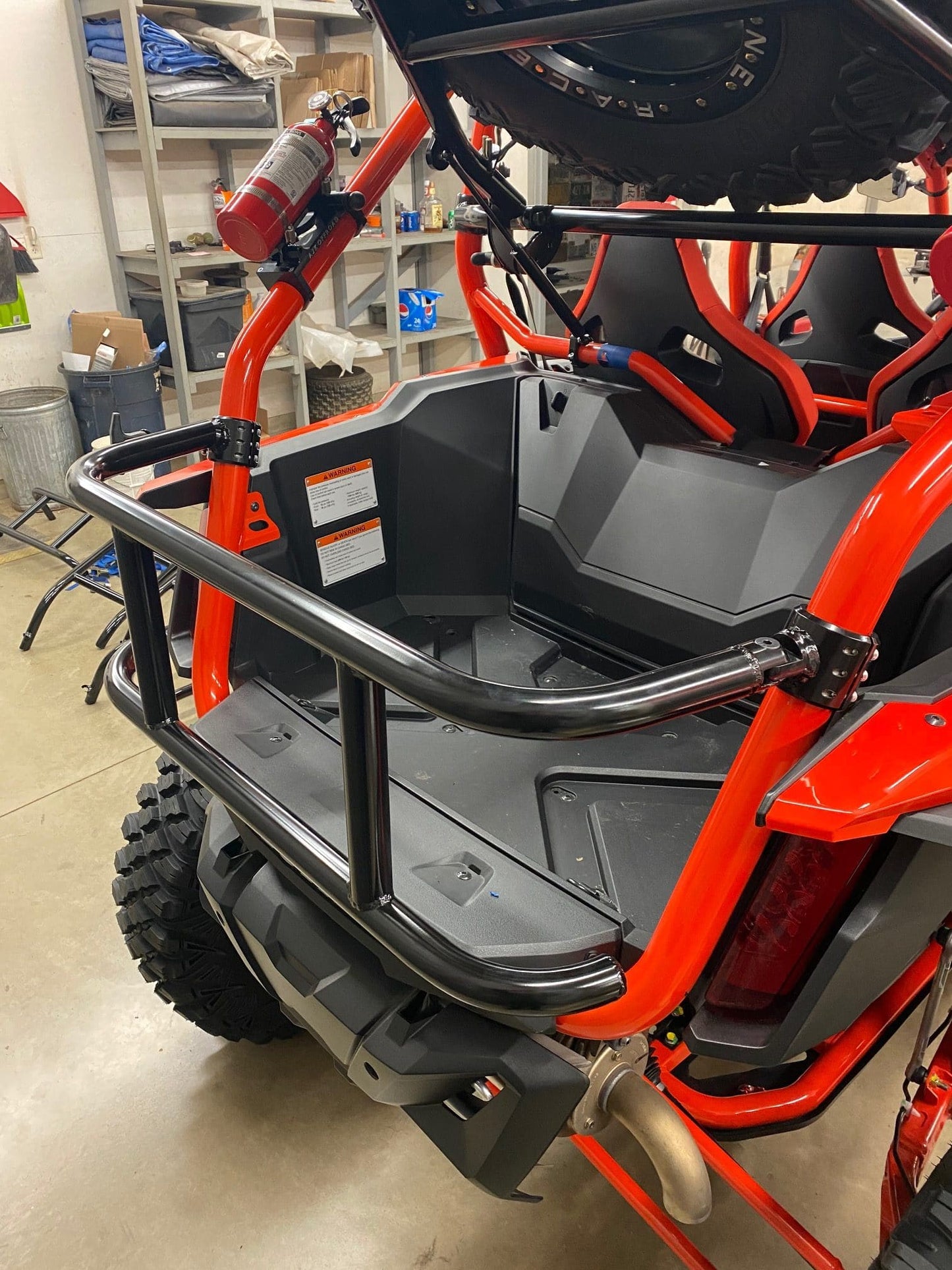 Honda Talon Swinging Bed Extender/Tailgate AJK Offroad 4 Seater