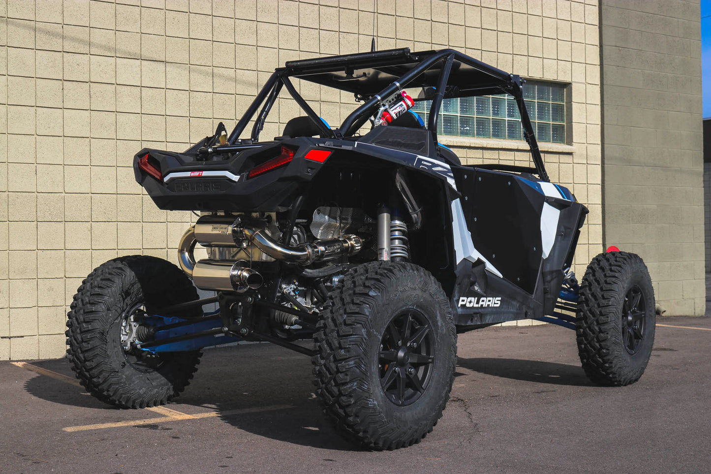 POLARIS RZR 3" FULL TURBO BACK EXHAUST