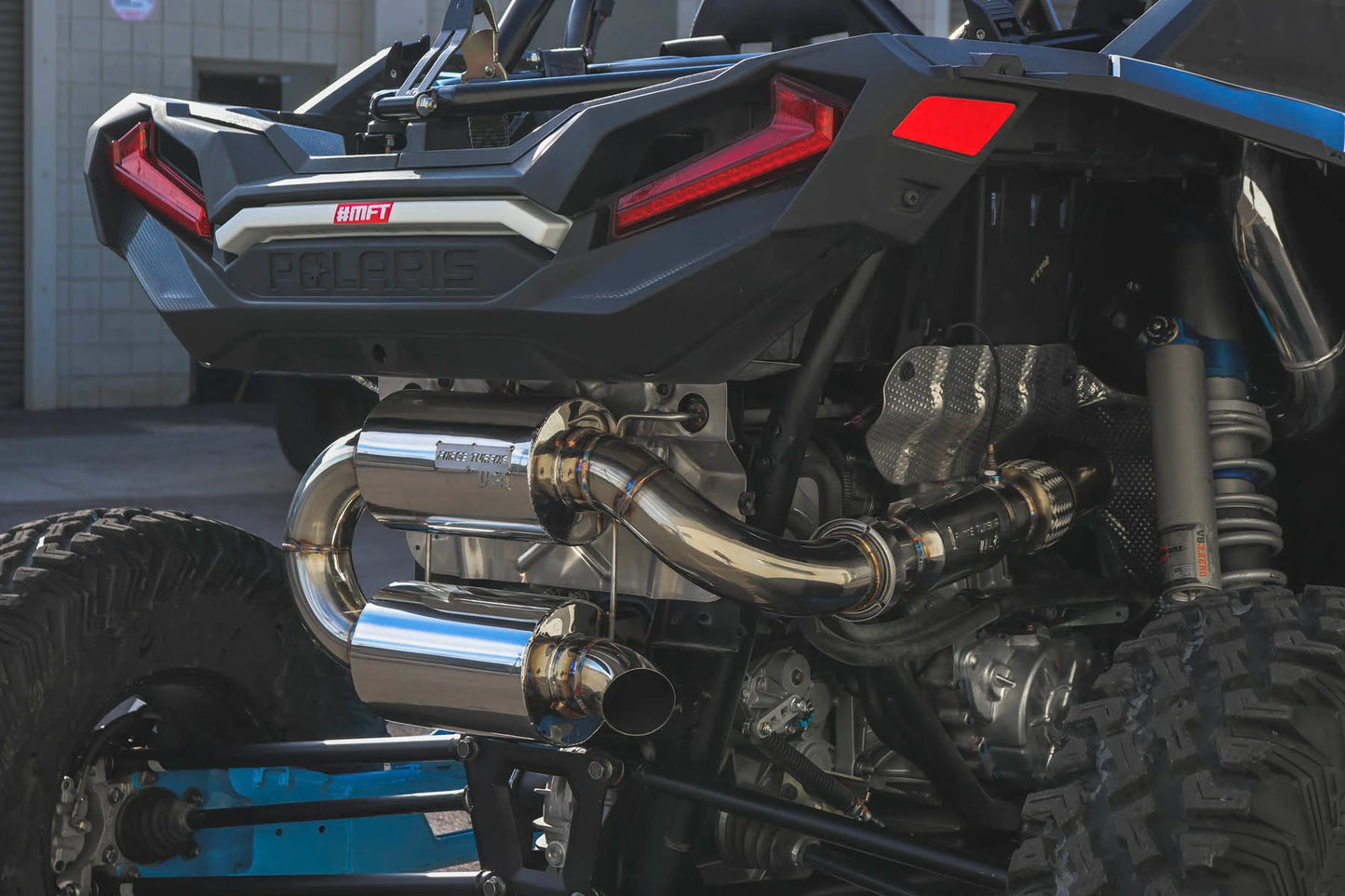 POLARIS RZR 3" FULL TURBO BACK EXHAUST