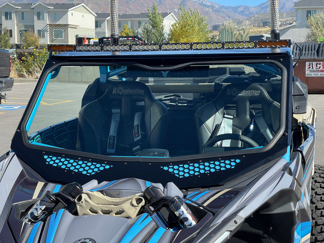 MOTO ARMOR VOODOO X3 FULL GLASS WINDSHIELD