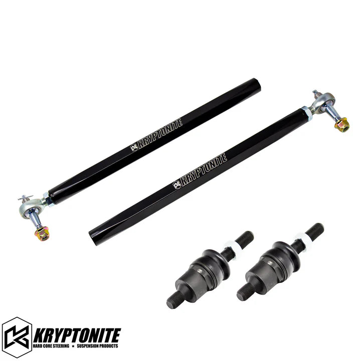 KRYPTONITE POLARIS RZR DEATH GRIP TIE RODS STAGE "1" 2020-2023 PRO XP SHOCK THERAPY