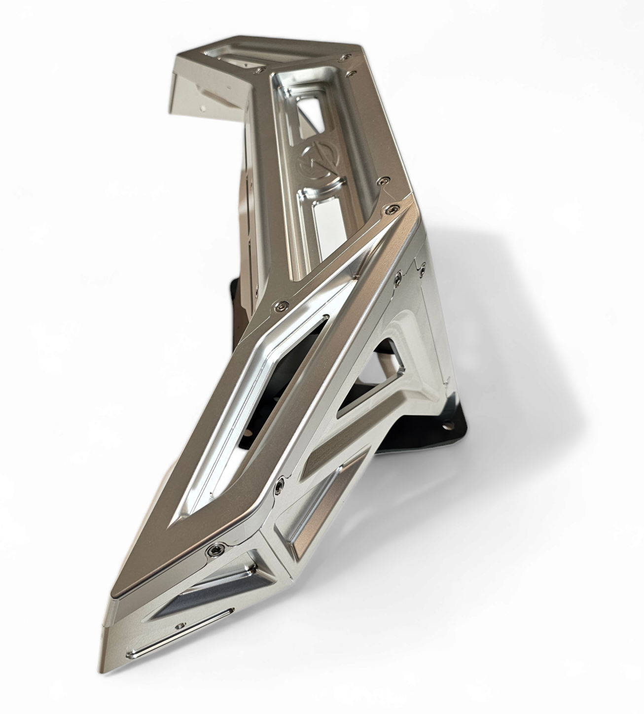 2022-2025 POLARIS RZR PRO R/TURBO R MACHINED BILLET FRONT WINCH BUMPER (CLEAR ANODIZED)