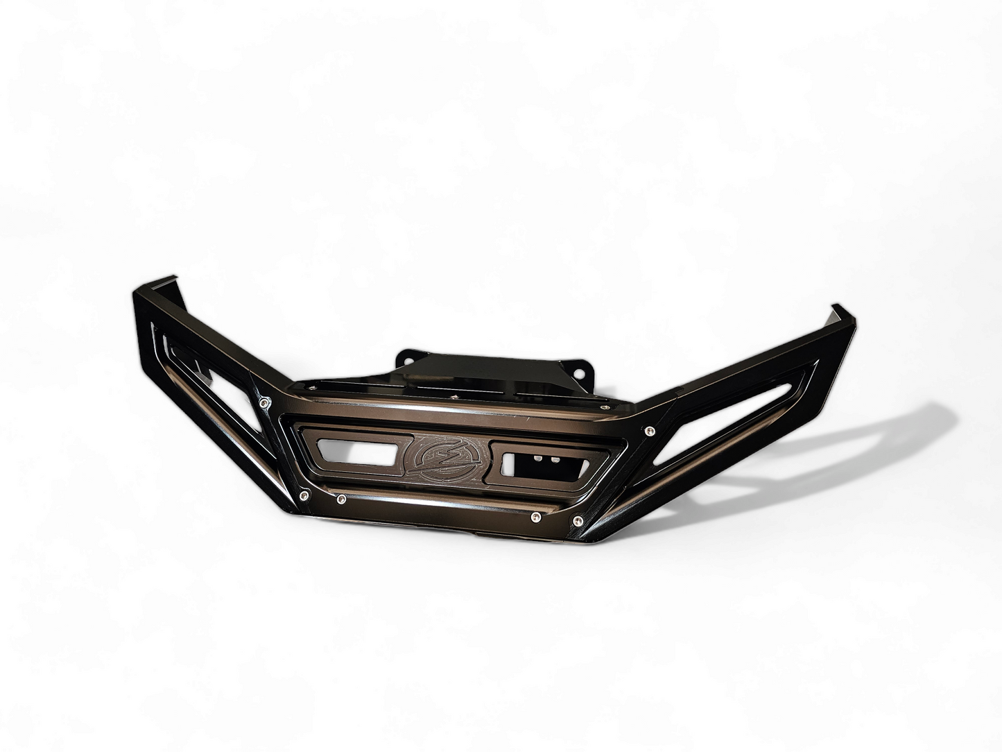 2022-2025 POLARIS RZR PRO R/TURBO R MACHINED BILLET FRONT WINCH BUMPER (BLACK ANODIZE)