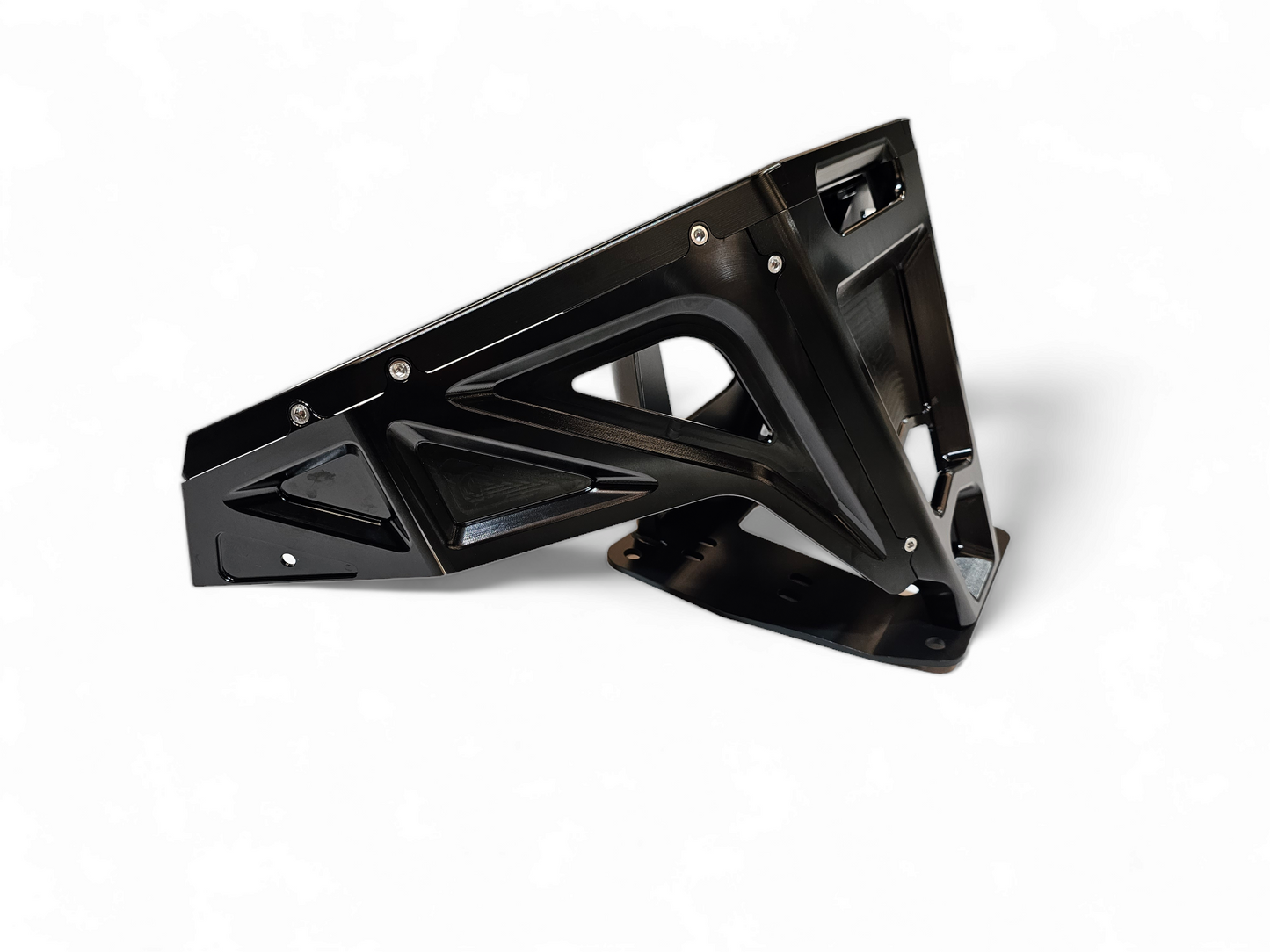 2022-2025 POLARIS RZR PRO R/TURBO R MACHINED BILLET FRONT WINCH BUMPER (BLACK ANODIZE)