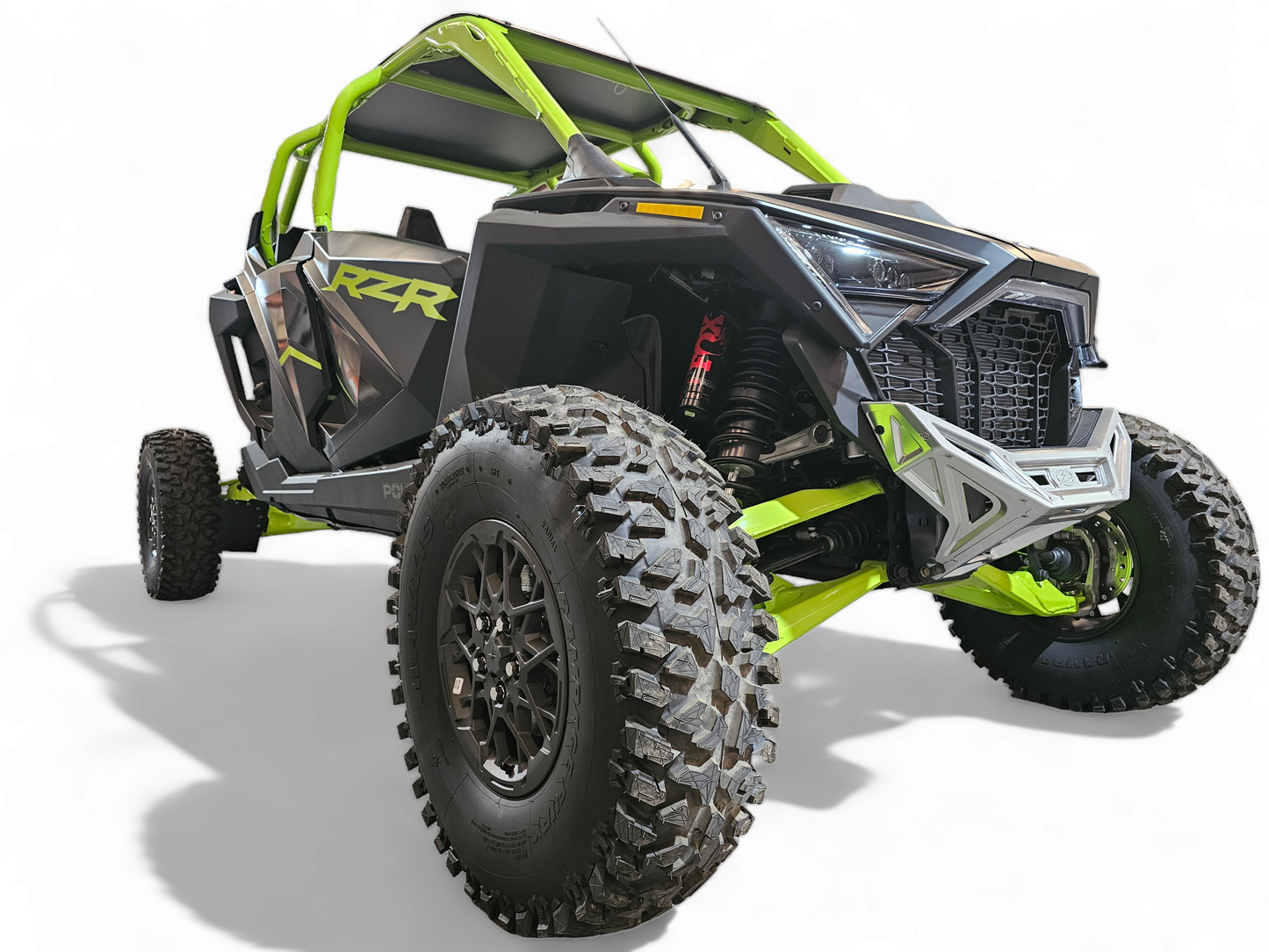 2022-2025 POLARIS RZR PRO R/TURBO R MACHINED BILLET FRONT WINCH BUMPER (CLEAR ANODIZED)