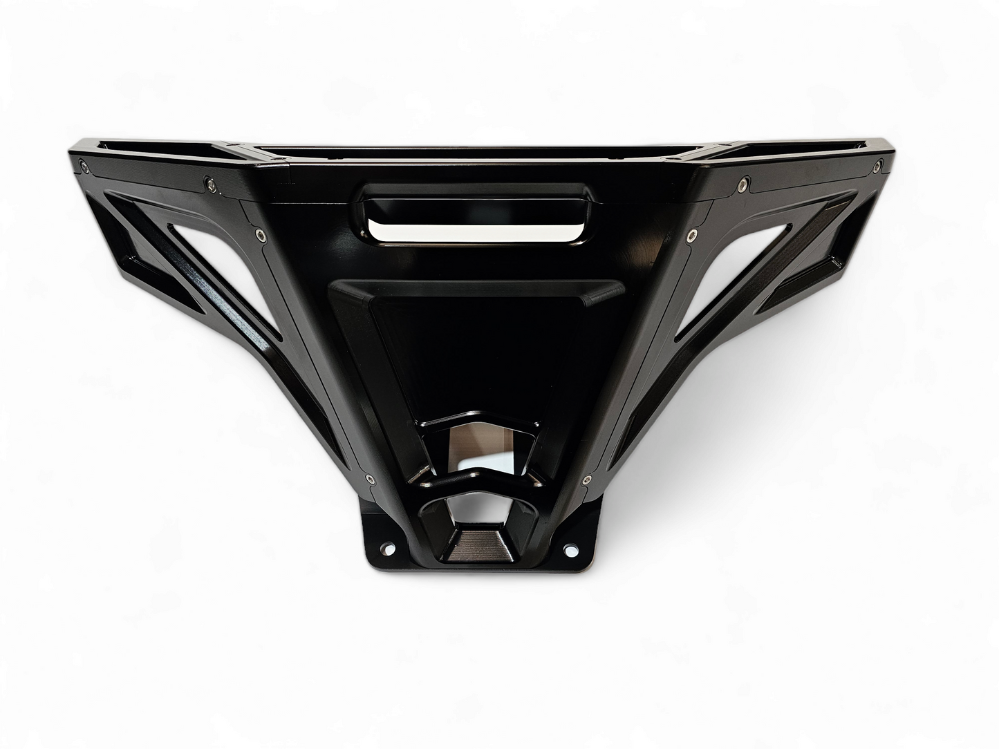 2022-2025 POLARIS RZR PRO R/TURBO R MACHINED BILLET FRONT WINCH BUMPER (BLACK ANODIZE)