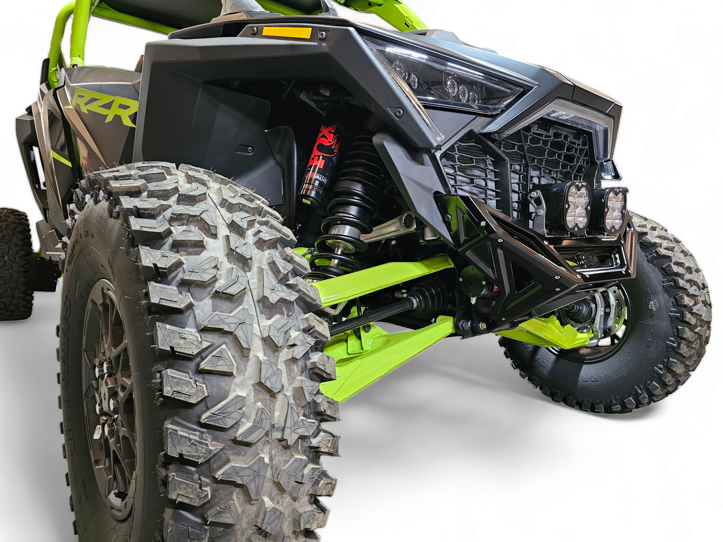 2022-2025 POLARIS RZR PRO R/TURBO R MACHINED BILLET FRONT WINCH BUMPER (BLACK ANODIZE)