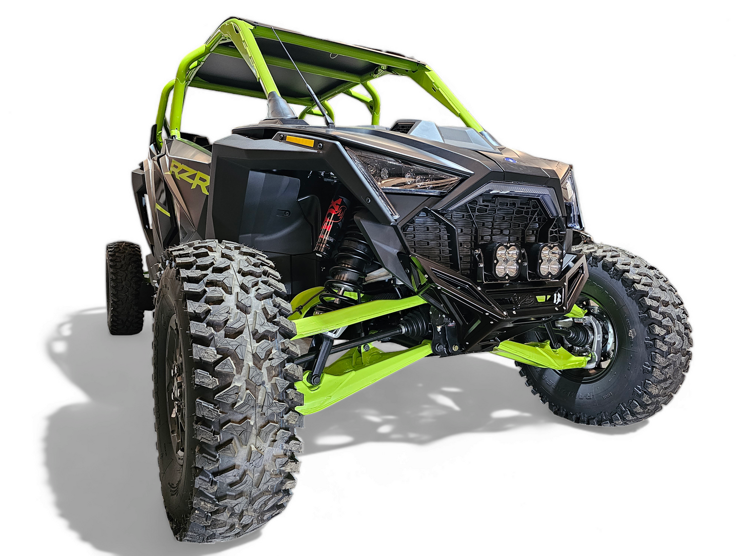 2022-2025 POLARIS RZR PRO R/TURBO R MACHINED BILLET FRONT WINCH BUMPER (BLACK ANODIZE)