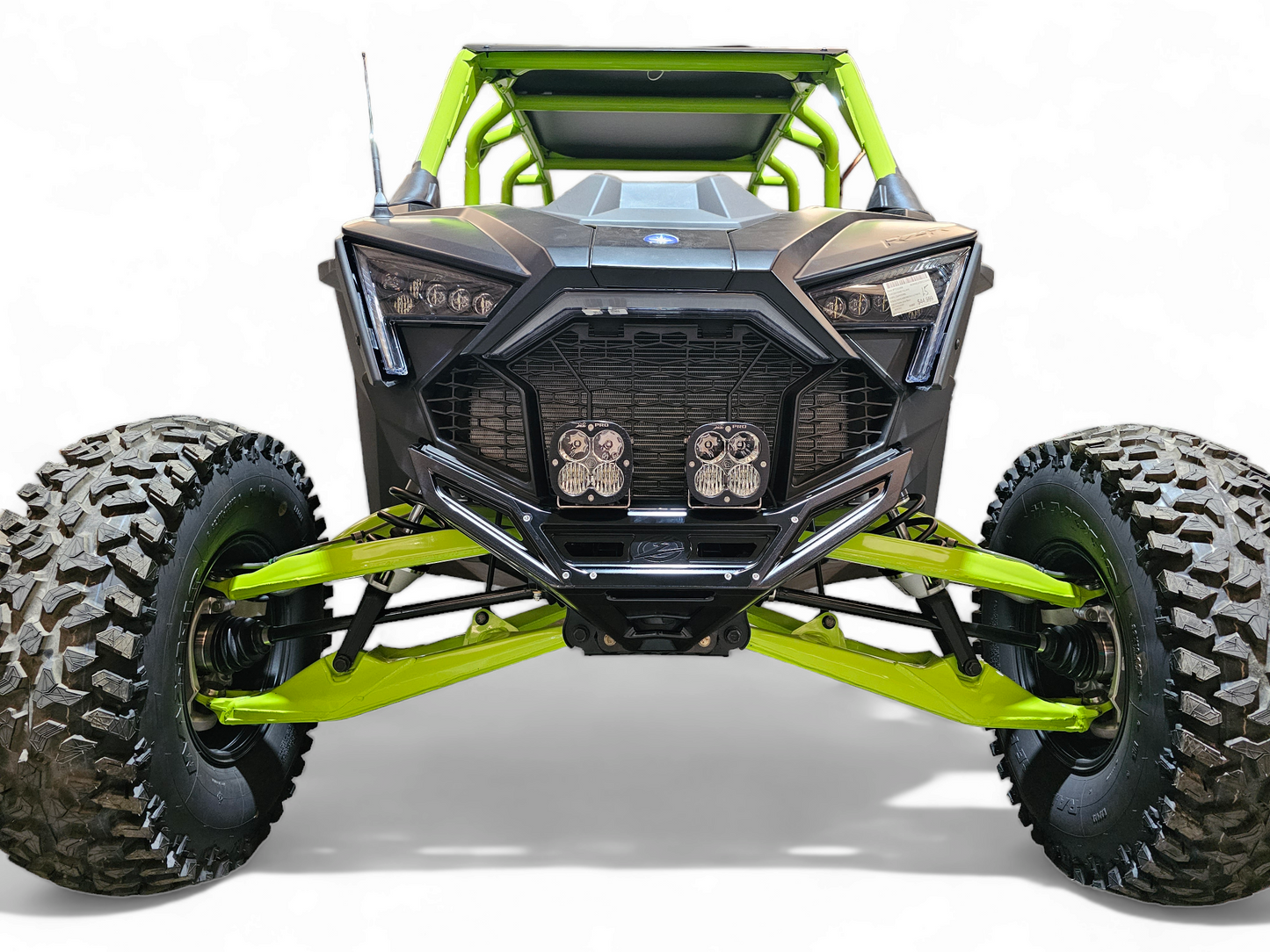 2022-2025 POLARIS RZR PRO R/TURBO R MACHINED BILLET FRONT WINCH BUMPER (BLACK ANODIZE)