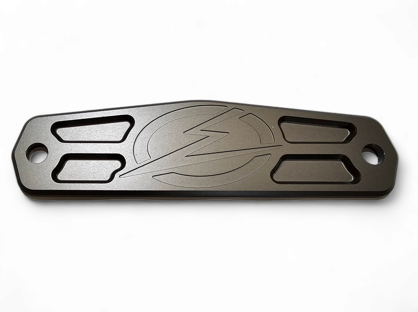 ELEKTRIC OFFROAD DESIGNS UTV WINCH FAIRLEAD COVER PLATE | GUN METAL