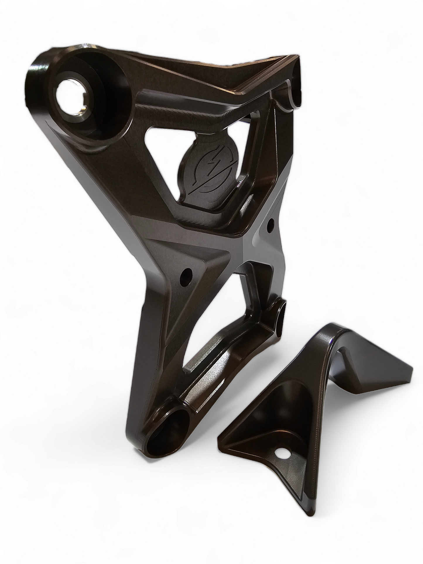 2020-2024 POLARIS RZR PRO XP RADIUS ROD PLATE WITH TOW HOOK GUNMETAL