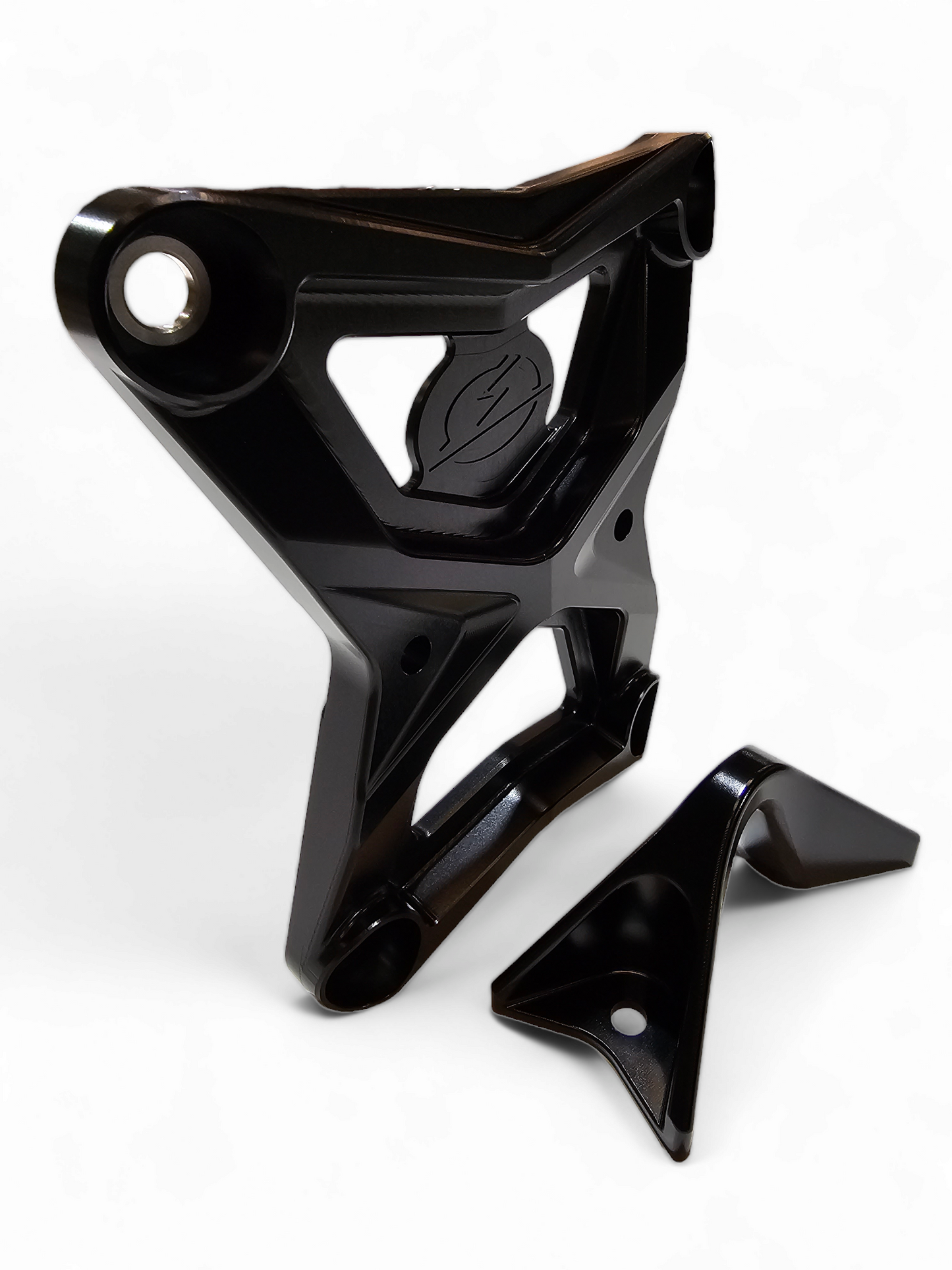 2020-2024 POLARIS RZR PRO XP RADIUS ROD PLATE WITH TOW HOOK BLACK