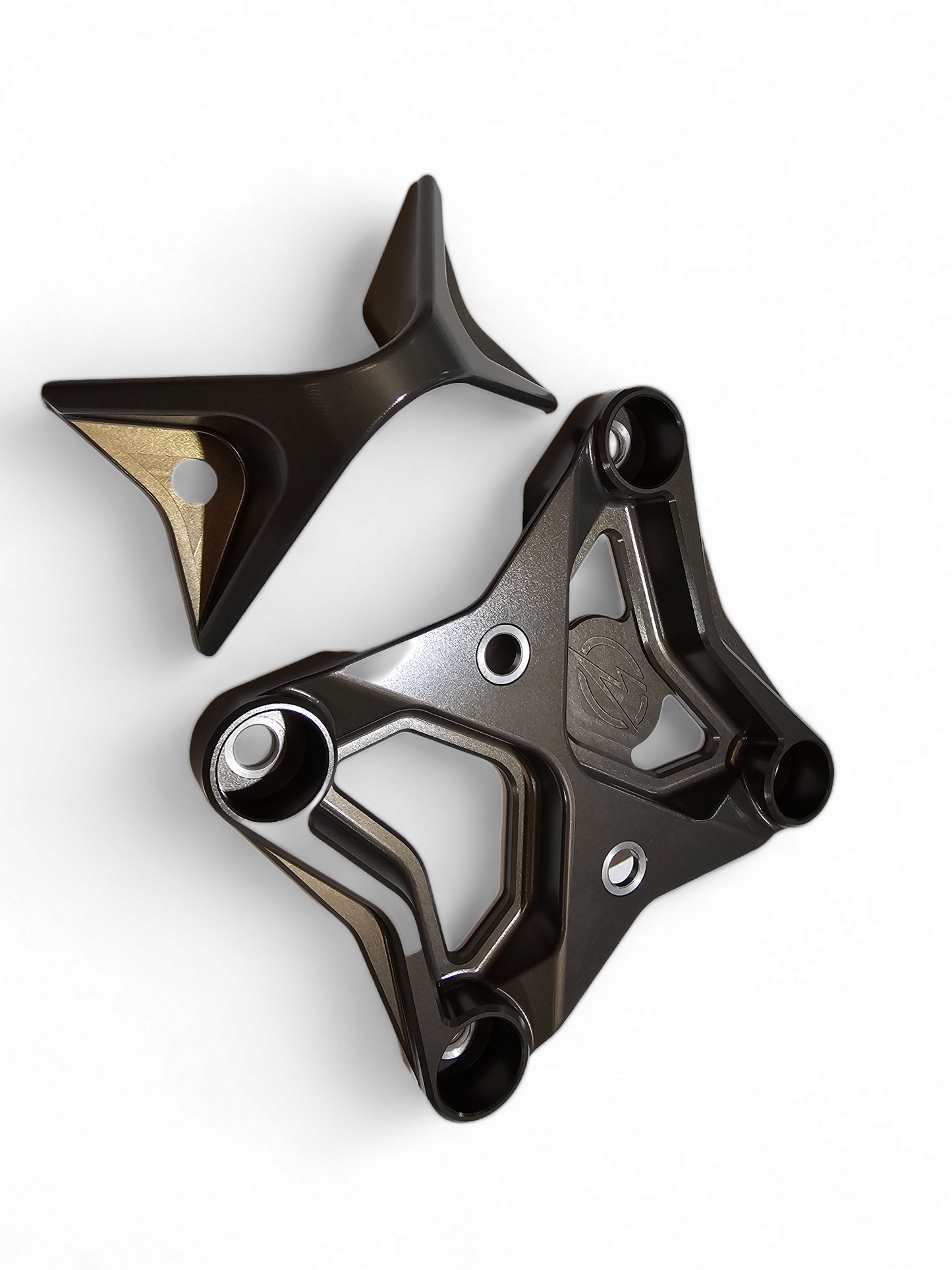 2017-2021 CAN-AM X3 MAVERICK EOD RADIUS ROD PLATE WITH TOW HOOK GUN METAL