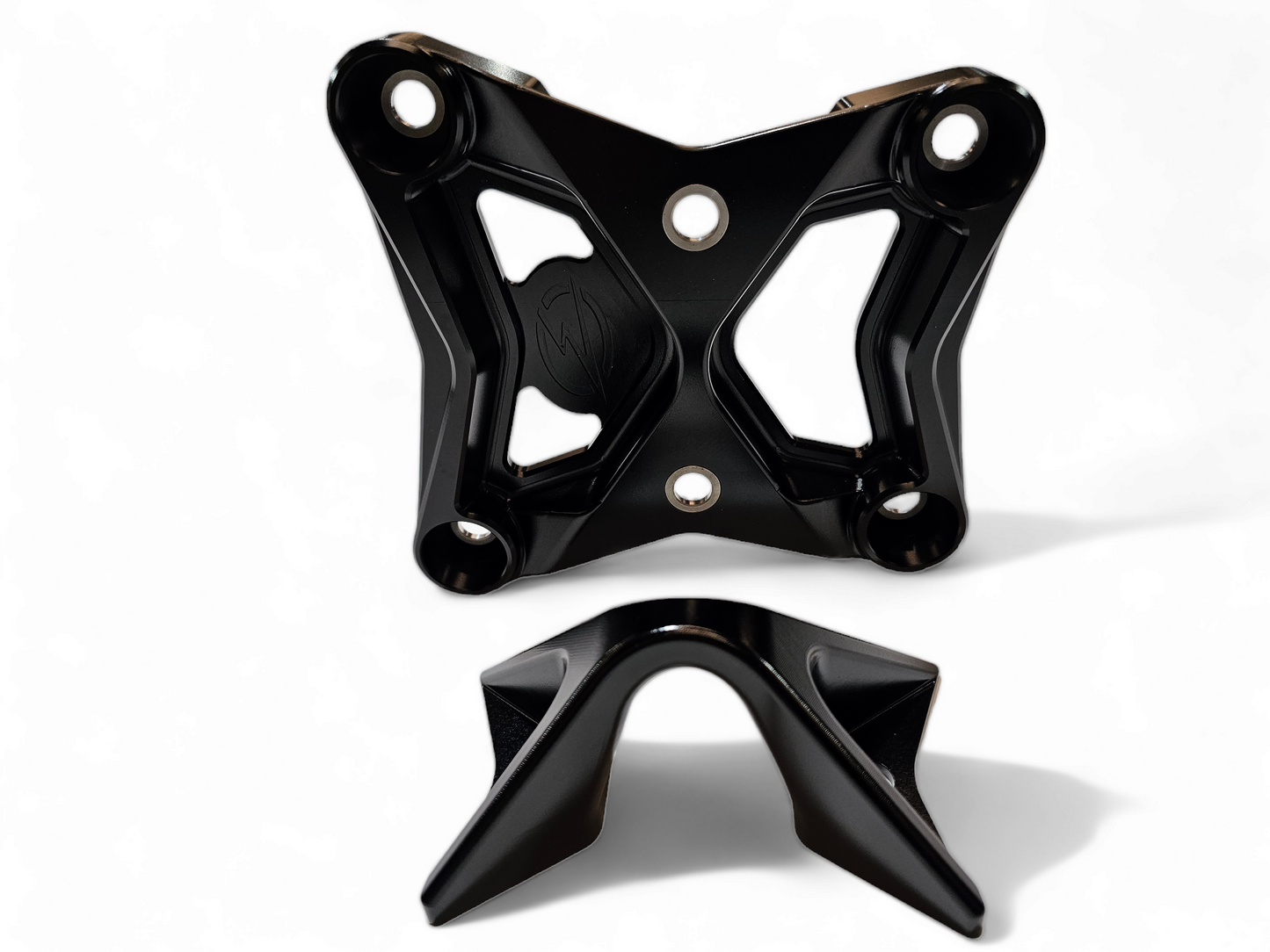 2017-2021 CAN-AM X3 MAVERICK EOD RADIUS ROD PLATE WITH TOW HOOK BLACK