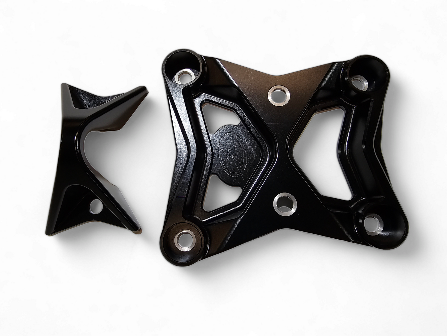2017-2021 CAN-AM X3 MAVERICK EOD RADIUS ROD PLATE WITH TOW HOOK BLACK