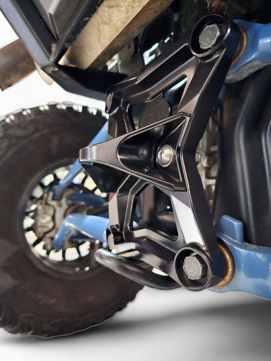 2020-2024 POLARIS RZR PRO XP RADIUS ROD PLATE WITH TOW HOOK BLACK