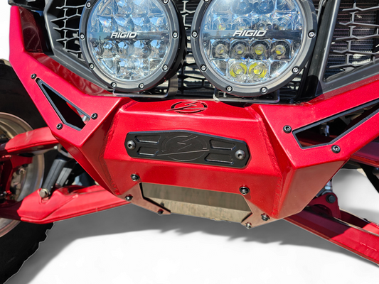 ELEKTRIC OFFROAD DESIGNS UTV WINCH FAIRLEAD COVER PLATE | BLACK