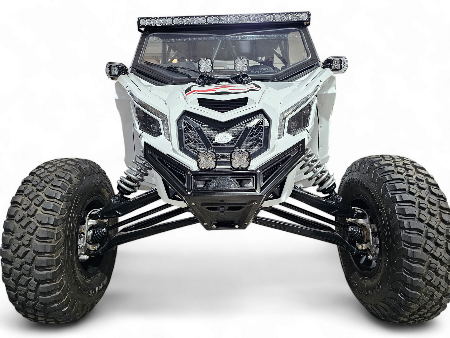 2017 TO CURRENT CAN-AM X3 MAVERICK MACHINED BILLET FRONT WINCH BUMPER (BLACK ANODIZE)