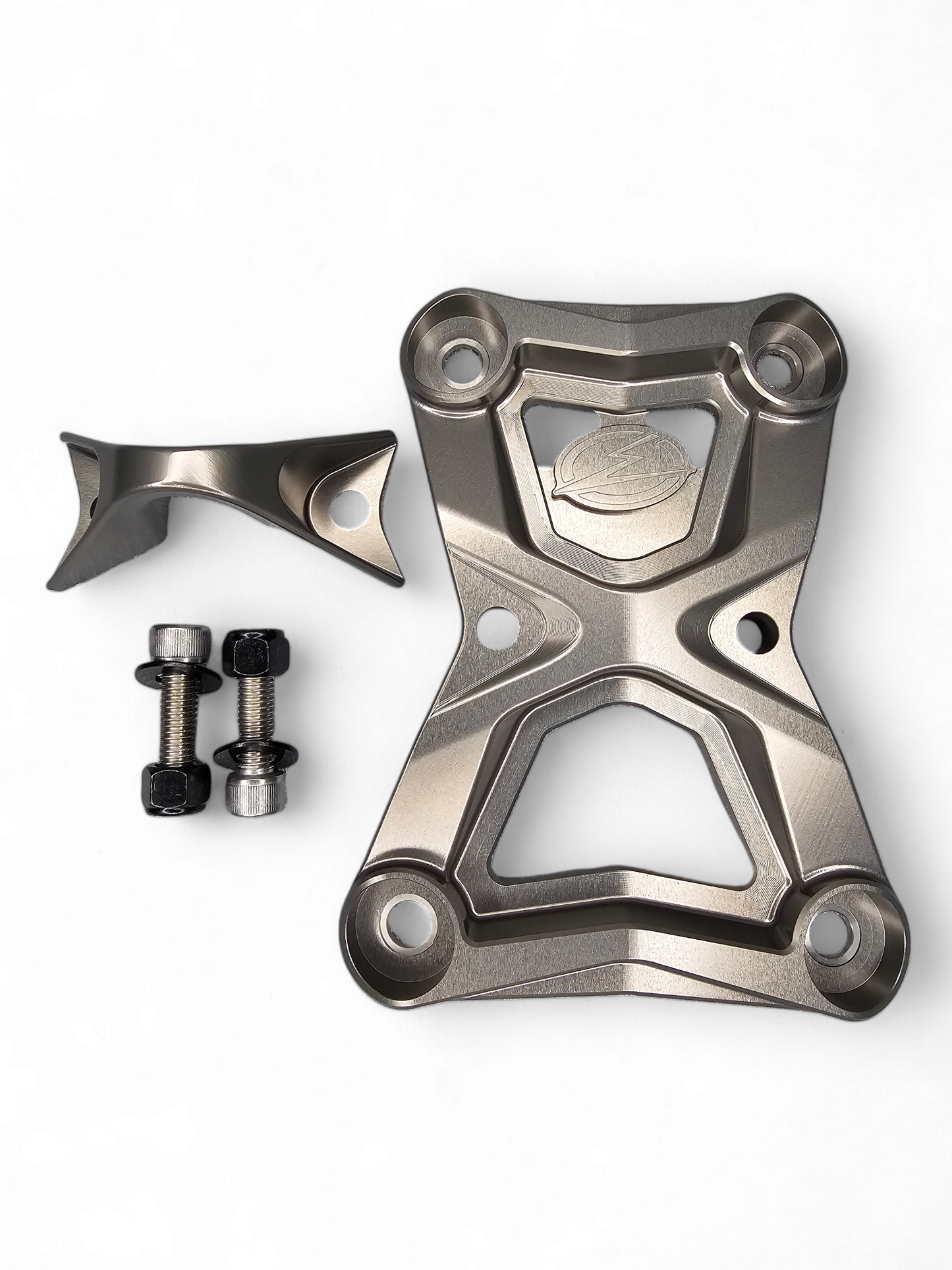 2022-2025 POLARIS RZR TURBO R/PRO R EOD RADIUS ROD PLATE WITH TOW HOOK GUNMETAL