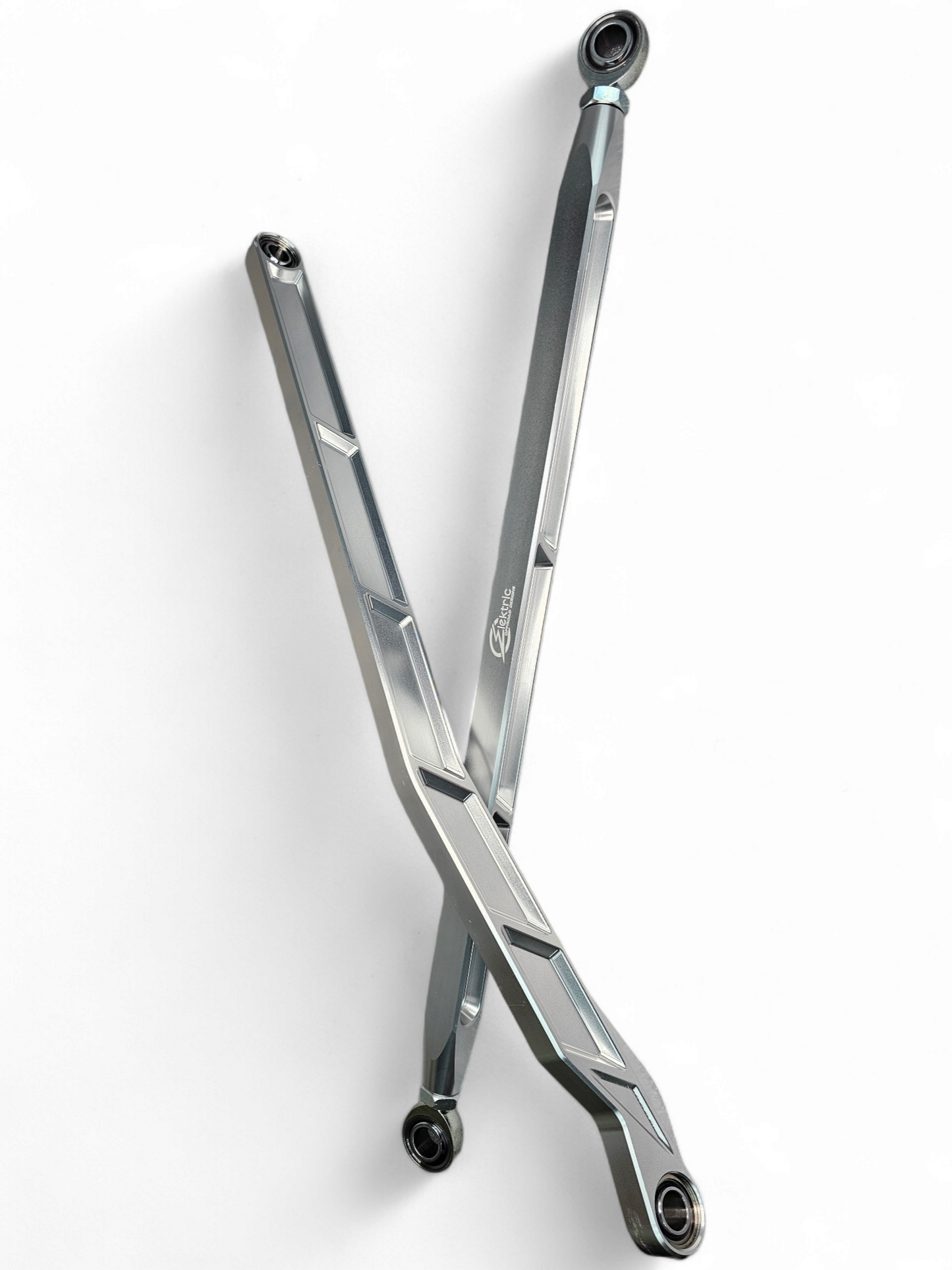 2022 TO CURRENT POLARIS RZR PRO R, PRO S, TURBO R HIGH CLEARANCE RADIUS RODS IN CLEAR FINISH