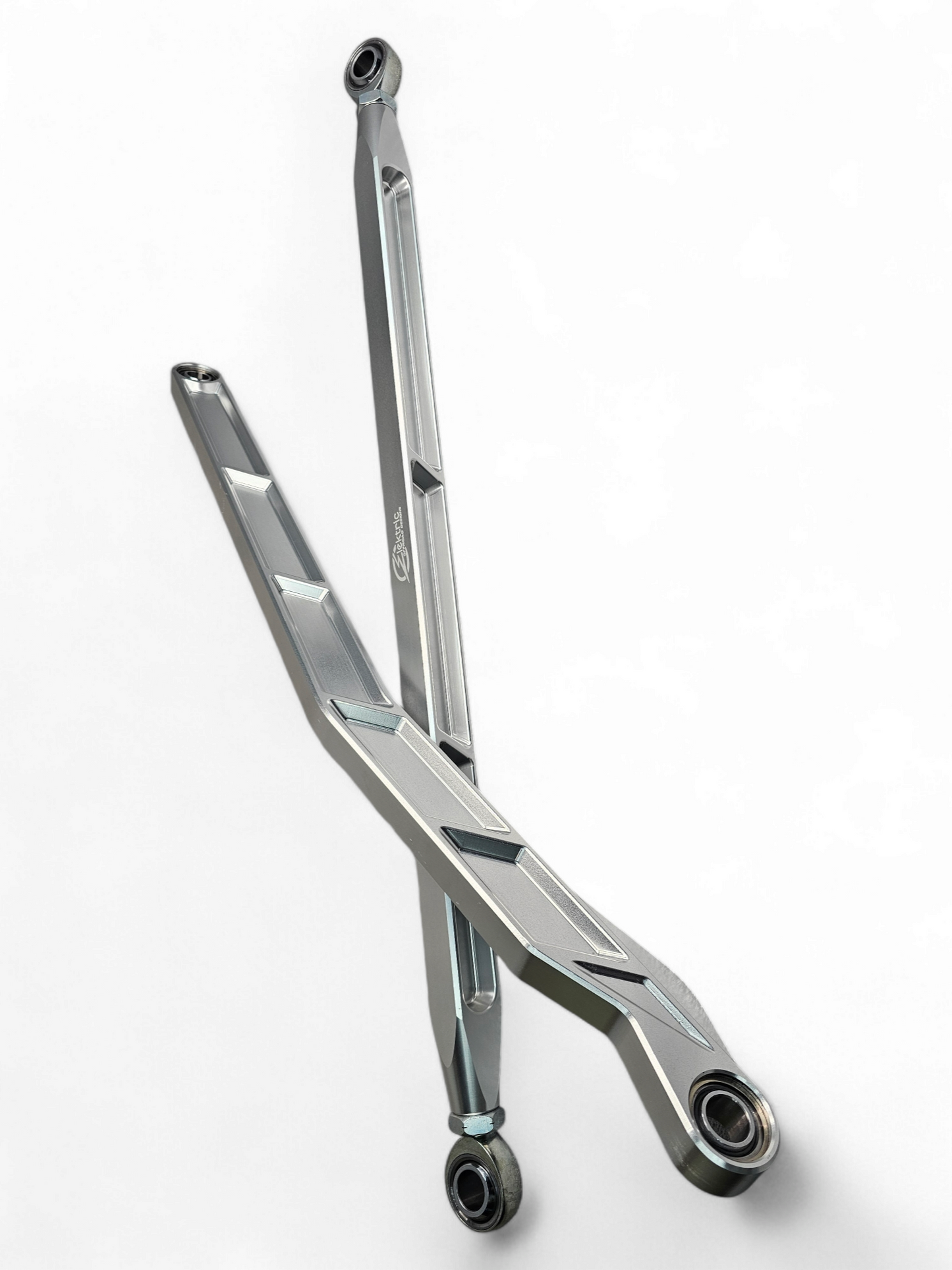 2022 TO CURRENT POLARIS RZR PRO R, PRO S, TURBO R HIGH CLEARANCE RADIUS RODS IN CLEAR FINISH