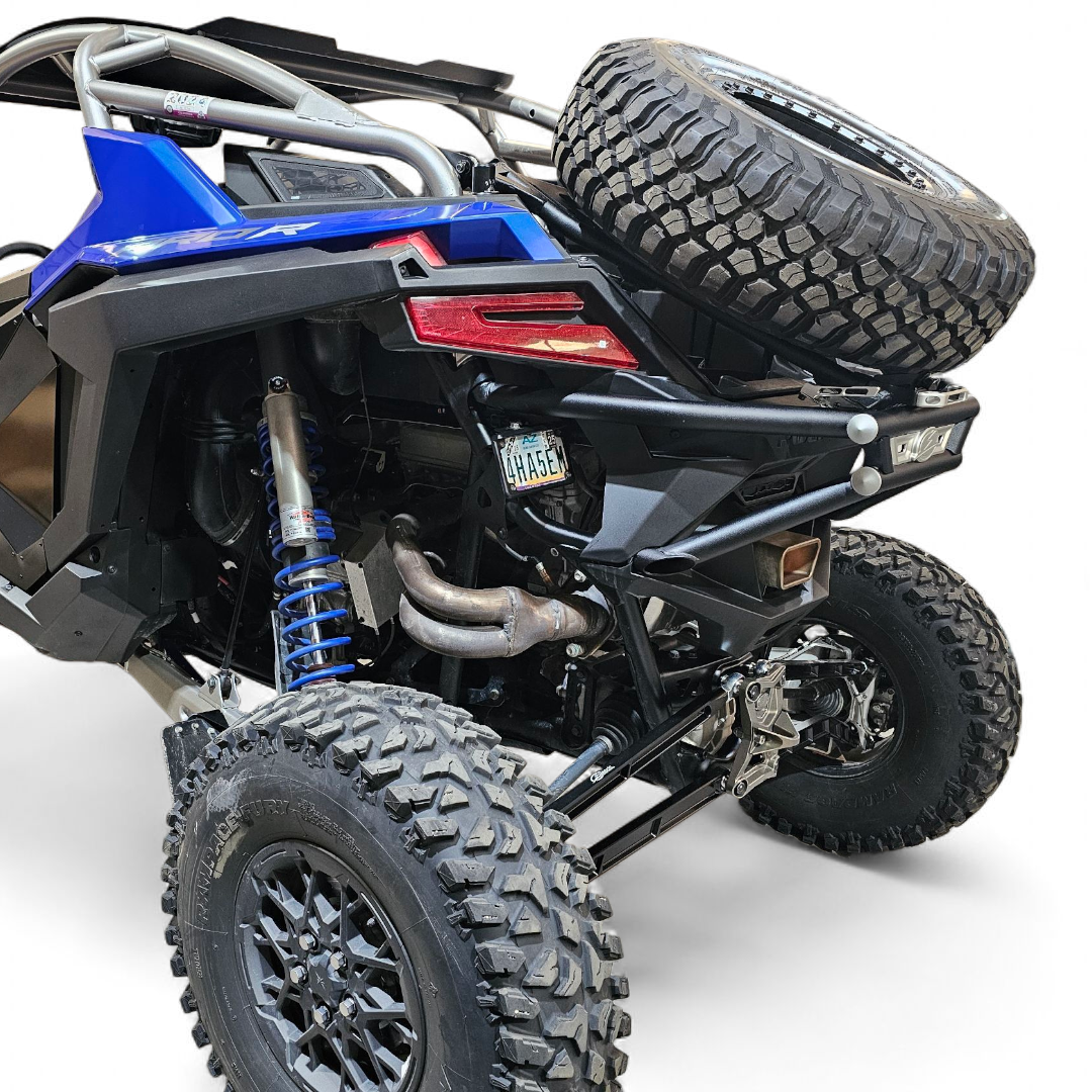 2022+ POLARIS RZR PRO R/TURBO R AMP REAR TIRE RACK REAR BUMPER COMBO