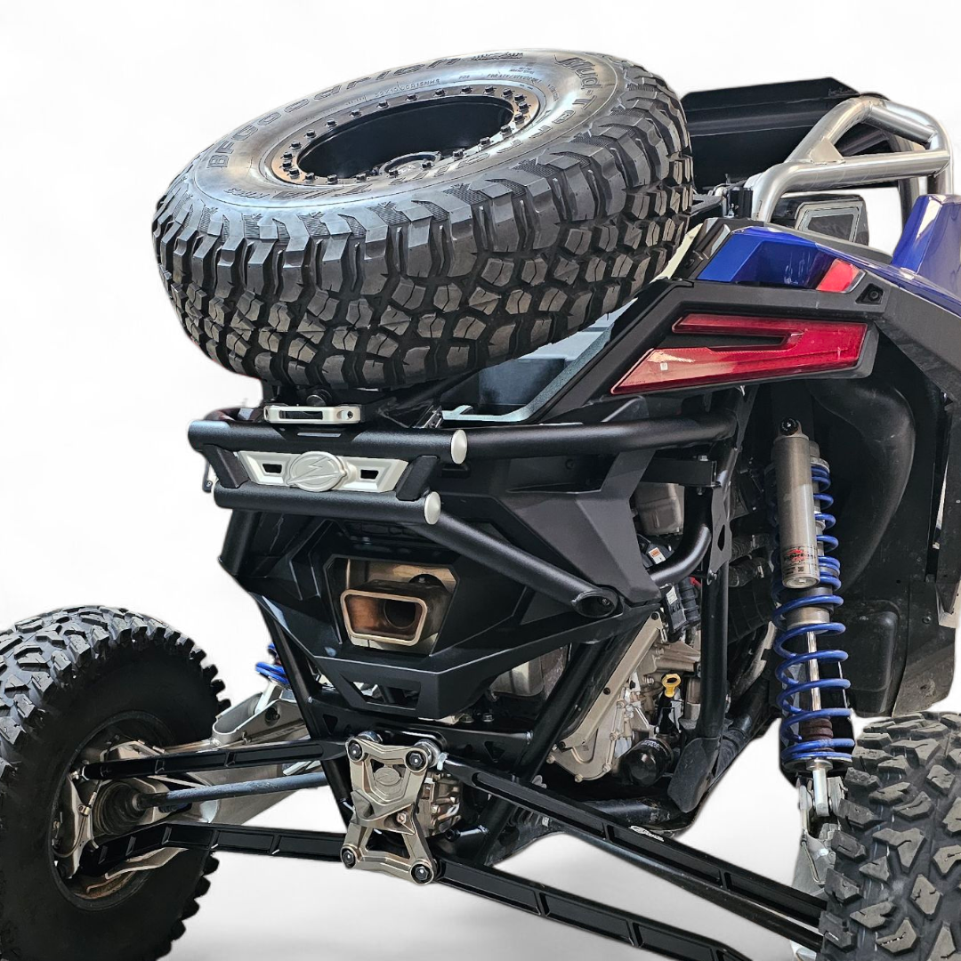 2022+ POLARIS RZR PRO R/TURBO R AMP REAR TIRE RACK REAR BUMPER COMBO