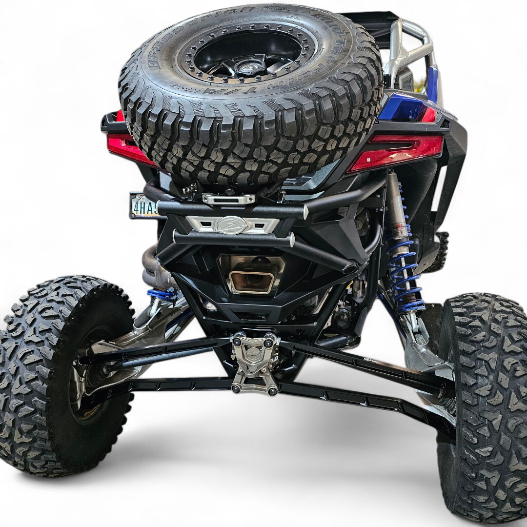 2022+ POLARIS RZR PRO R/TURBO R AMP REAR TIRE RACK REAR BUMPER COMBO