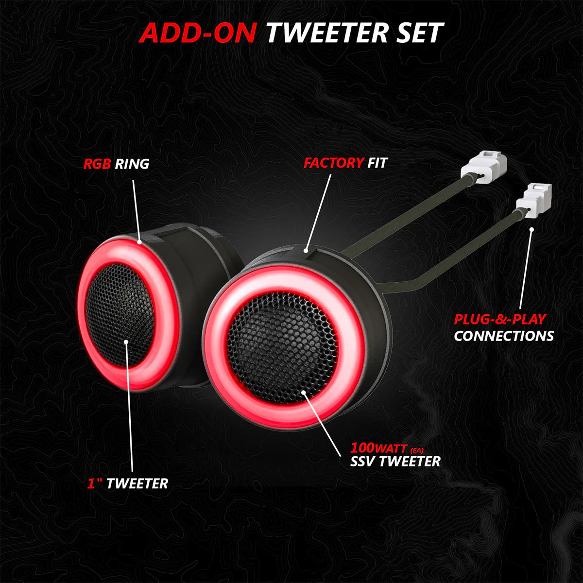 2020-2024 POLARIS RZR PRO SERIES PHASE-4 A-SPEC 5-SPEAKER 800watt SYSTEM for RIDE COMMAND