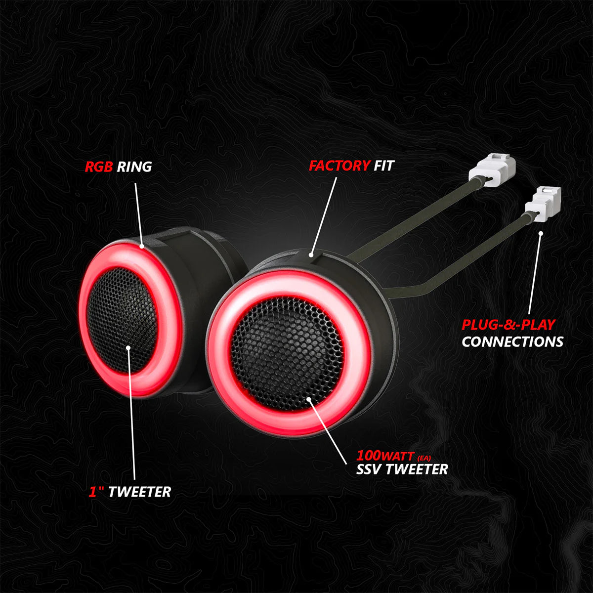 2020-2024 POLARIS RZR PRO SERIES PHASE-6 V-SPEC 8-SPEAKER 1400watt SYSTEM for RIDE COMMAND