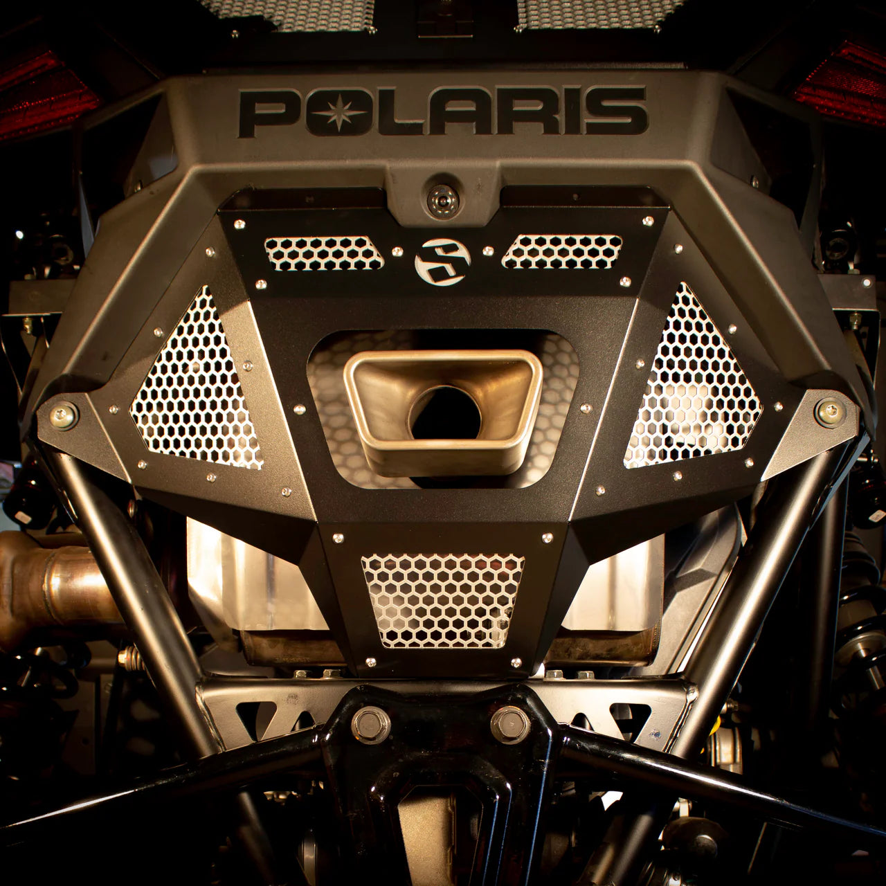 POLARIS RZR PRO R REAR EXHAUST COVER