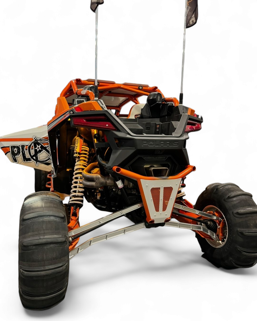 2022 TO CURRENT POLARIS RZR PRO R, PRO S, TURBO R HIGH CLEARANCE RADIUS RODS IN CLEAR FINISH