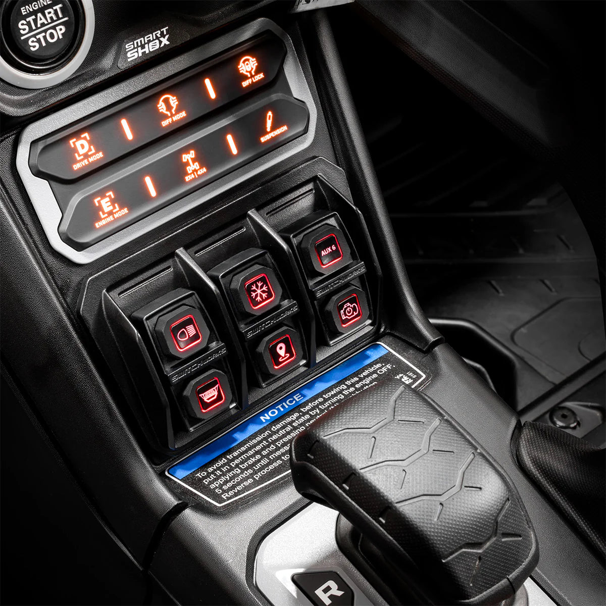 SIERRA6, 6-SWITCH, 3-ROCKER ELECTRONIC ACCESSORY SMART SWITCHER - UNIVERSAL