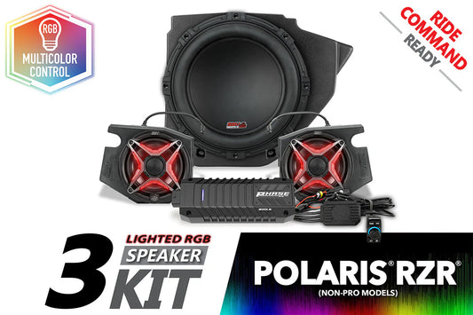 2014-2023 POLARIS RZR V-SPEC 3-SPEAKER PLUG & PLAY KIT FOR RIDE COMMAND