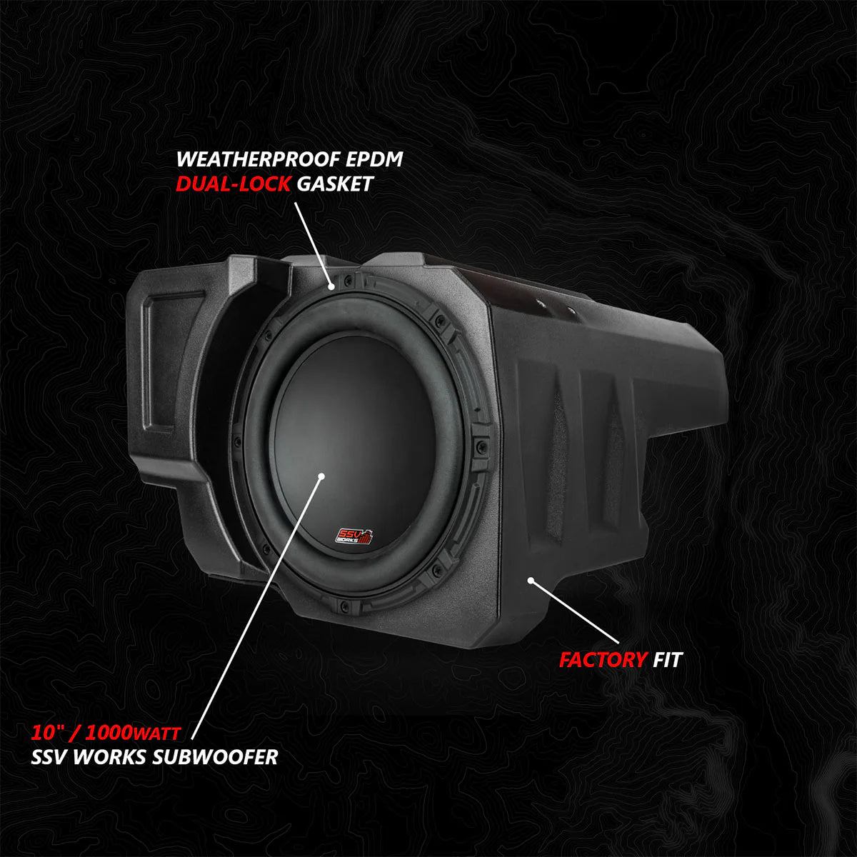 2020-2024 POLARIS RZR PRO SERIES PHASE-5 V-SPEC 5-SPEAKER 1400watt SYSTEM w/ JVC