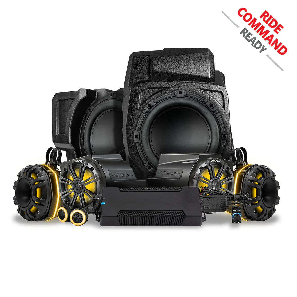 2020-2024 POLARIS RZR PRO SERIES PHASE-6 K-SPEC 5-SPEAKER 1400watt SYSTEM for RIDE COMMAND