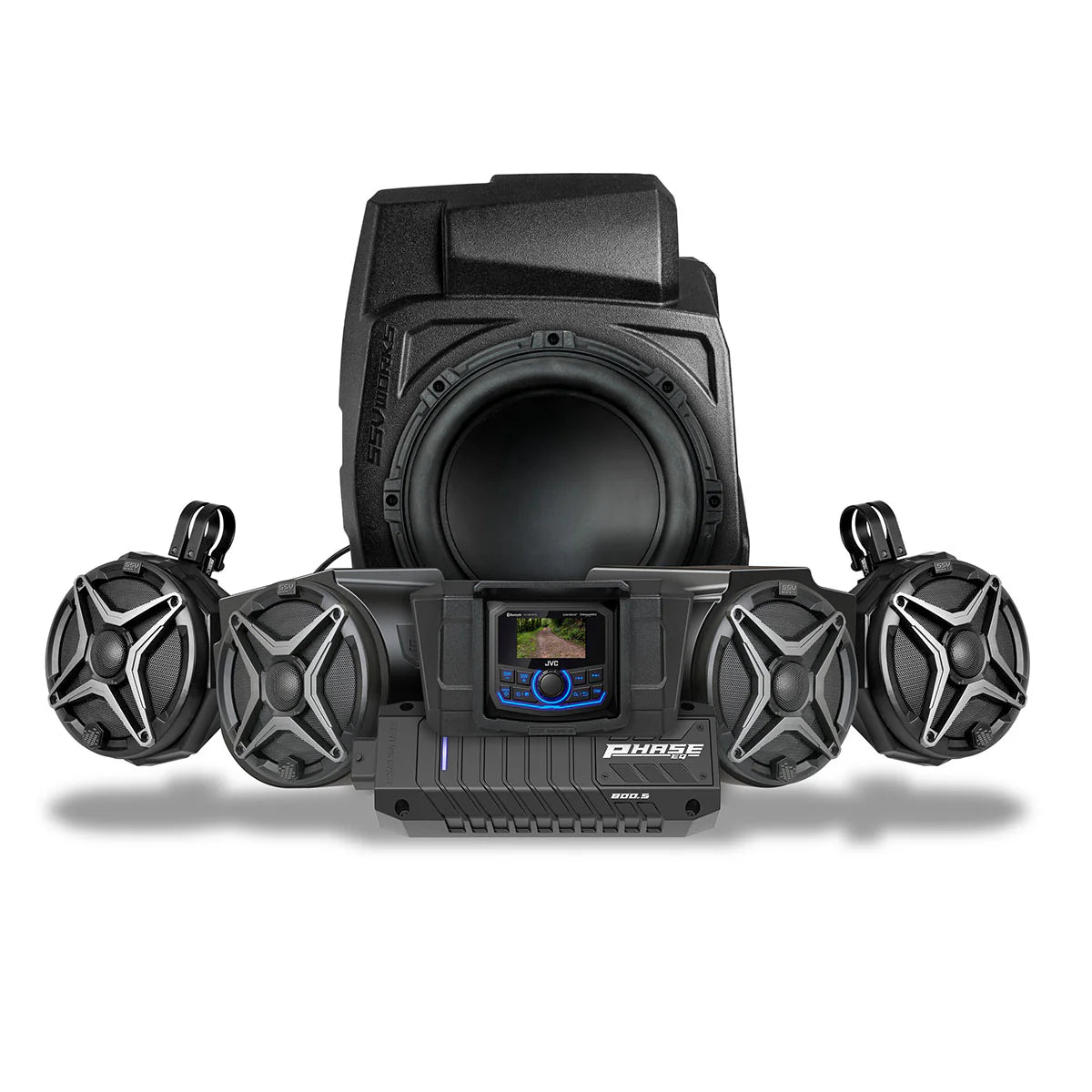 2020-2024 POLARIS RZR PRO SERIES PHASE-4 A-SPEC 5-SPEAKER 800watt SYSTEM w/ JVC