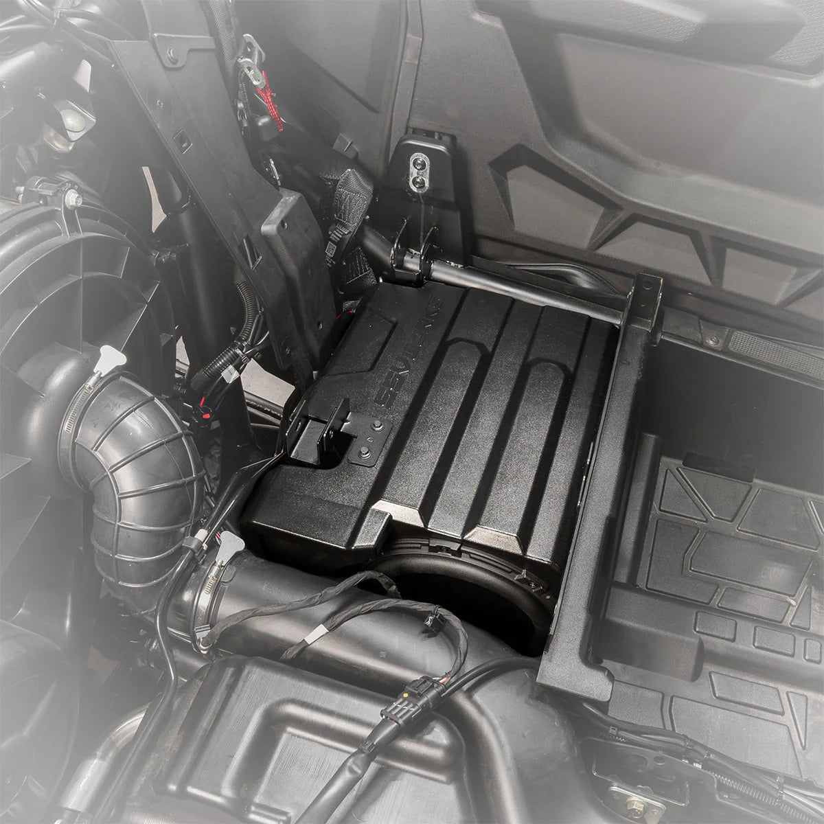 2020-2025 POLARIS RZR PRO R, PRO S, TURBO R, PRO XP 4 REAR-SEAT 10" SUBWOOFER ENCLOSURE