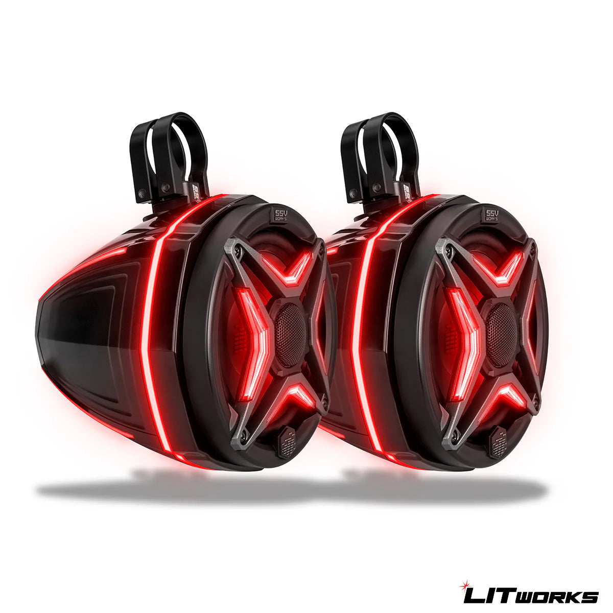 UNIVERSAL 6.5in CAGE-MOUNTED RGB SPEAKER-PODS