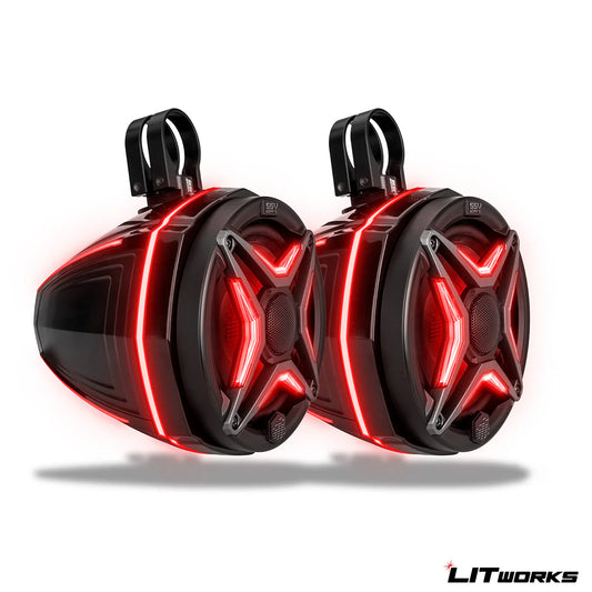 UNIVERSAL 6.5in CAGE-MOUNTED RGB SPEAKER-PODS